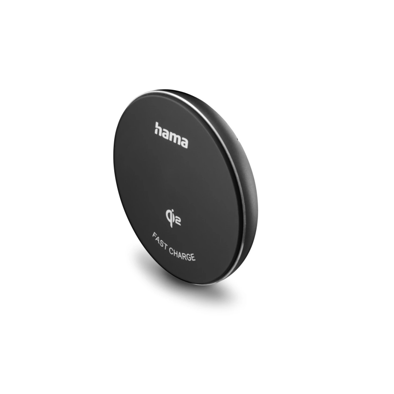 Chargeur sans fil Hama Qi2 - Puissance 15 W - USB-C - Charge rapide - Noir