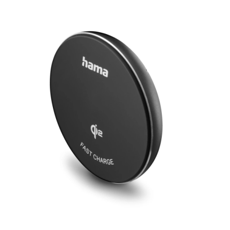 Chargeur sans fil Hama Qi2 - Puissance 15 W - USB-C - Charge rapide - Noir