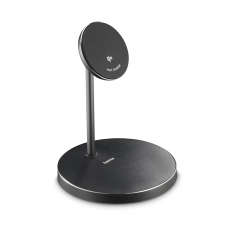 Chargeur sans fil Hama Qi2 - 15 W - USB-C - Charge rapide - Noir