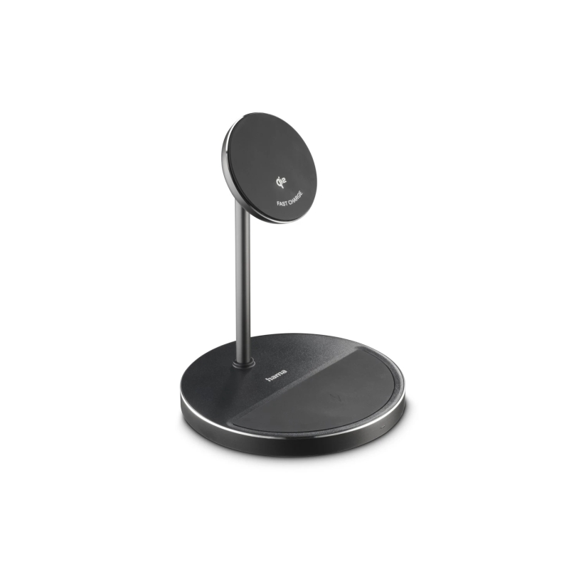 Chargeur sans fil Hama Qi2 - Puissance 5 W - USB-C - Charge rapide - Noir