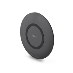 Chargeur sans fil Hama - Puissance 15 W - USB-C - Indicateur LED - Charge rapide - Antidérapant - Noir