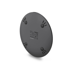 Chargeur sans fil Hama - Puissance 15 W - USB-C - Indicateur LED - Charge rapide - Antidérapant - Noir