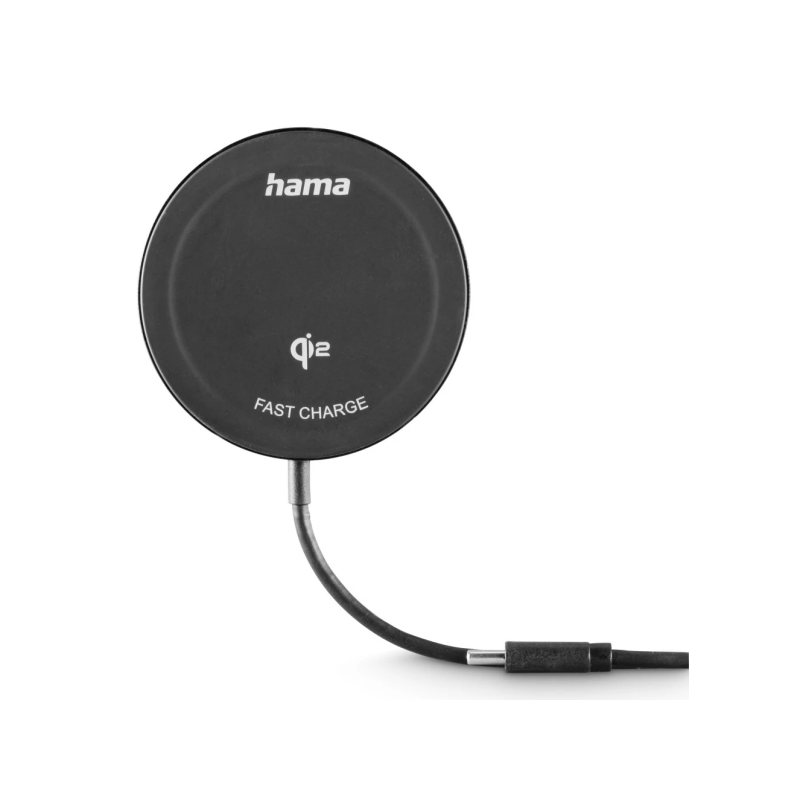 Chargeur sans fil Hama - USB-C - Câble de 1 m - Charge rapide - Noir