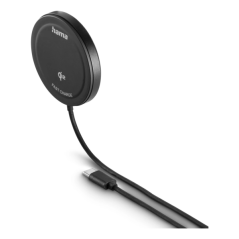 Chargeur sans fil Hama - USB-C - Câble de 1 m - Charge rapide - Noir