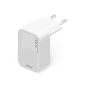 Chargeur mural Hama - 30 W - USB-C - Pliable - Alimentation - GaN - Qualcomm - Blanc
