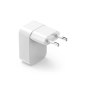 Chargeur mural Hama - 30 W - USB-C - Pliable - Alimentation - GaN - Qualcomm - Blanc