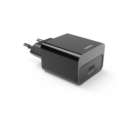 Chargeur mural Hama - Puissance 20 W - USB-C - Alimentation - Noir