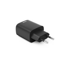 Chargeur mural Hama - Puissance 30 W - USB-C - USB-A - Alimentation - Qualcomm - Couleur noire