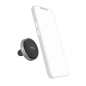 Support magnétique Hama pour smartphone - Fixation sur grille d'aération - Poids max. 200 g - Universel - Aluminium - Noir et ar