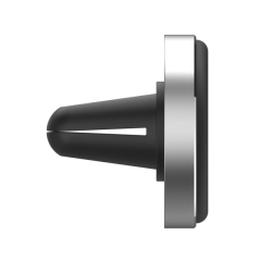 Support magnétique Hama pour smartphone - Fixation sur grille d'aération - Poids max. 200 g - Universel - Aluminium - Noir et ar