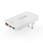 Chargeur mural Hama - Puissance 65 W - 2 ports USB-C - 1 port USB-A - Alimentation - Qualcomm - Blanc