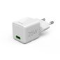 Chargeur mural Hama - Puissance 25 W - USB-C - Alimentation - Qualcomm - Blanc