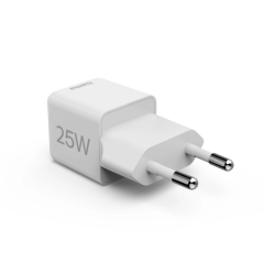 Chargeur mural Hama - Puissance 25 W - USB-C - Alimentation - Qualcomm - Blanc