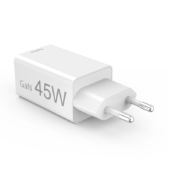 Chargeur mural Hama - Puissance 45 W - USB-C - USB-A - Alimentation - Qualcomm - Blanc