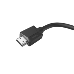 Câble HDMI mâle Hama Essential 4K - Longueur : 1,5 m - Compatible ARC - Ethernet - Vitesse jusqu'à 18 Gbit/s - Blindage intégral