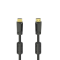 Câble HDMI mâle Hama Essential 4K - Longueur : 10 m - Compatible ARC - Connecteurs plaqués or - Ethernet - Vitesse jusqu'à 18 Gb