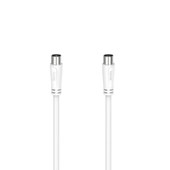 Câble coaxial Hama Essential pour antenne mâle/femelle - Longueur : 20 m - Double blindage - Blindage : 90 dB - Impédance : 75 o