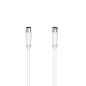 Câble d'antenne coaxial Hama Essential - Longueur 1,5 m - Connecteur femelle coaxial - Connecteur mâle F - Double blindage - Bli