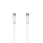 Câble d'antenne coaxial Hama Essential - Longueur 3 m - Connecteur F mâle - Double blindage - Blindage 90 dB - Impédance 75 ohms