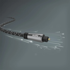 Câble à fibre optique Hama Prime - Longueur 1,5 m - Noir