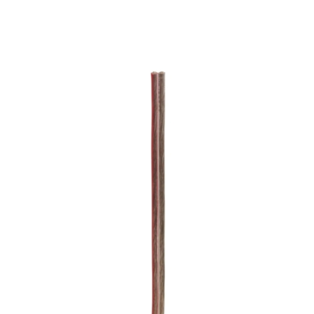 Câble d'enceinte Hama Entry à 2 conducteurs - Section de 1,5 mm² - Longueur de 10 m - Couleur transparente