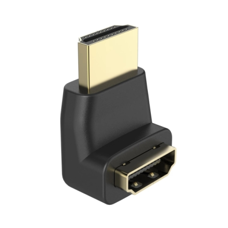 Adaptateur HDMI coudé Hama Essential - HDMI femelle vers HDMI mâle - 90° - Noir