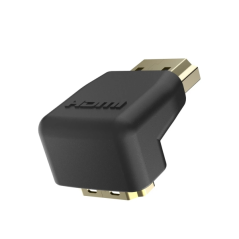 Adaptateur HDMI coudé Hama Essential - HDMI femelle vers HDMI mâle - 90° - Noir