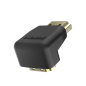 Adaptateur HDMI coudé Hama Essential - HDMI femelle vers HDMI mâle - 90° - Noir