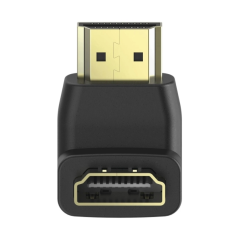 Adaptateur HDMI coudé Hama Essential - HDMI femelle vers HDMI mâle - 270° - Noir