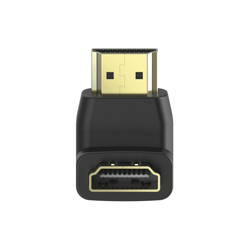 Adaptateur HDMI coudé Hama Essential - HDMI femelle vers HDMI mâle - 270° - Noir