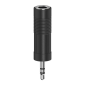 Adaptateur jack Hama Essential - 3,5 mm mâle vers 6,3 mm femelle - Noir