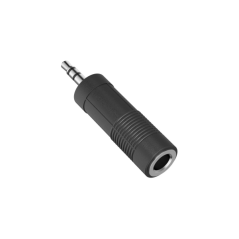 Adaptateur jack Hama Essential - 3,5 mm mâle vers 6,3 mm femelle - Noir