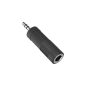 Adaptateur jack Hama Essential - 3,5 mm mâle vers 6,3 mm femelle - Noir
