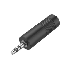 Adaptateur jack Hama Essential - 3,5 mm mâle vers 6,3 mm femelle - Noir