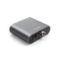 Convertisseur audio numérique-analogique Hama AC90 - 5 V - Câble de 1 m - RCA - Fibre optique - 4,91 x 5,738 x 1,68 cm - Couleur