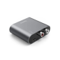 Convertisseur audio numérique-analogique Hama AC90 - 5 V - Câble de 1 m - RCA - Fibre optique - 4,91 x 5,738 x 1,68 cm - Couleur