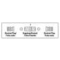 Kit adaptateur Hama Essential pour câble d'antenne - 2 connecteurs F femelles - Adaptateur connecteur F mâle-mâle - Argent