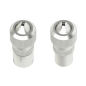 Kit de connecteurs coaxiaux Hama Essential - Mâle et femelle - Convient aux câbles de 5 à 7 mm² - Fixation par vis - Couleur arg