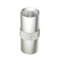 Adaptateur d'antenne Hama Essential - Double coaxial mâle - Argent