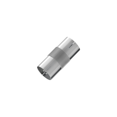 Adaptateur d'antenne Hama Essential - Double coaxial mâle - Argent