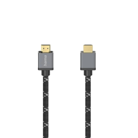 Câble HDMI 8K mâle Hama Prime - Longueur : 1 m - Certifié - Compatible eARC - Connecteurs plaqués or - Ethernet - Vitesse jusqu'