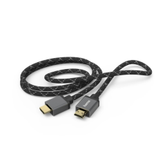 Câble HDMI 8K mâle Hama Prime - Longueur : 1 m - Certifié - Compatible eARC - Connecteurs plaqués or - Ethernet - Vitesse jusqu'