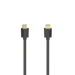 Câble HDMI 8K mâle Hama Essential - Longueur : 1 m - Certifié - Compatible eARC - Connecteurs plaqués or - Ethernet - Vitesse ju
