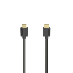 Câble HDMI 8K mâle Hama Essential - Longueur : 2 m - Certifié - Compatible eARC - Connecteurs plaqués or - Ethernet - Vitesse ju