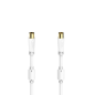Câble coaxial Hama Essential pour antenne mâle/femelle - Longueur : 3 m - Bornes plaquées or - Triple blindage - Atténuation : 1