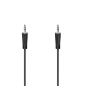 Câble audio Hama Essential - Prise jack mâle 3,5 mm - Stéréo - Longueur 1,5 m - Noir