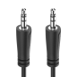 Câble audio Hama Essential - Prise jack mâle 3,5 mm - Stéréo - Longueur 1,5 m - Noir