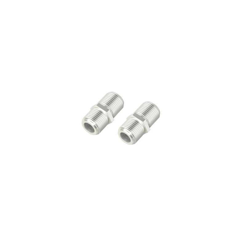 Adaptateur femelle essentiel Hama pour connecteur F - Argent