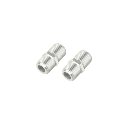 Adaptateur femelle essentiel Hama pour connecteur F - Argent