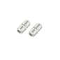 Adaptateur femelle essentiel Hama pour connecteur F - Argent